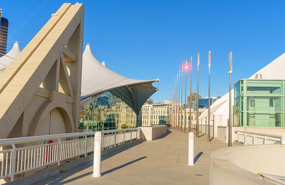 walkway in san diego, ca for a blog highlighting 5 AV Questions To Ask Before Booking Event Venues in San Diego, CA